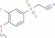 4-[(Cyanomethyl)sulphonyl]-2-fluoroanisole