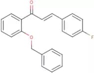 1-[2-(benzyloxy)phenyl]-3-(4-fluorophenyl)prop-2-en-1-one