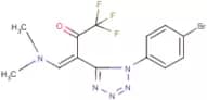 3-[1-(4-bromophenyl)-1H-1,2,3,4-tetraazol-5-yl]-4-(dimethylamino)-1,1,1-trifluorobut-3-en-2-one