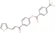 4-[3-(2-thienyl)acryloyl]phenyl 4-(trifluoromethyl)benzoate