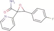 3-(4-fluorophenyl)-2-(2-pyridyl)oxirane-2-carboxamide