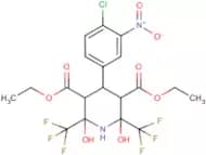diethyl 4-(4-chloro-3-nitrophenyl)-2,6-dihydroxy-2,6-bis(trifluoromethyl)piperidine-3,5-dicarboxyl…