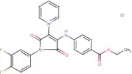 1-{1-(3,4-Difluorophenyl)-4-[4-(ethoxycarbonyl)anilino]-2,5-dioxo-2,5-dihydro-1H-pyrrol-3-yl}pyrid…