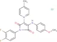 1-[1-(3,4-difluorophenyl)-4-(4-methoxyanilino)-2,5-dioxo-2,5-dihydro-1H-pyrrol-3-yl]-4-methylpyrid…