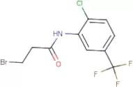 N1-[2-Chloro-5-(trifluoromethyl)phenyl]-3-bromopropanamide