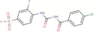 4-({[(4-chlorobenzoyl)amino]carbonyl}amino)-3-fluorobenzene-1-sulphonyl fluoride