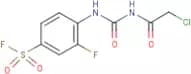 4-({[(2-chloroacetyl)amino]carbonyl}amino)-3-fluorobenzenesulphonyl fluoride
