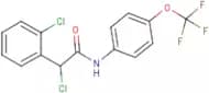 N1-[4-(trifluoromethoxy)phenyl]-2-chloro-2-(2-chlorophenyl)acetamide