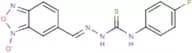 6-{2-[(4-fluoroanilino)carbothioyl]carbohydrazonoyl}-2,1,3-benzoxadiazol-1-ium-1-olate