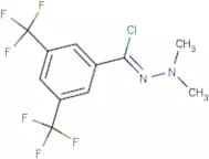 N1,N1-dimethyl-3,5-di(trifluoromethyl)benzene-1-carbohydrazonoyl chloride