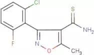 3-(2-Chloro-6-fluorophenyl)-5-methylisoxazole-4-carbothioamide