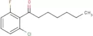 1-(2-chloro-6-fluorophenyl)heptan-1-one