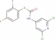 2,4-difluorophenyl [(2,6-dichloro-4-pyridyl)amino]methanethioate