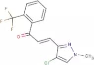 3-(4-chloro-1-methyl-1H-pyrazol-3-yl)-1-[2-(trifluoromethyl)phenyl]prop-2-en-1-one