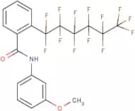 N-(3-methoxyphenyl)-2-(1,1,2,2,3,3,4,4,5,5,6,6,6-tridecafluorohexyl)benzamide