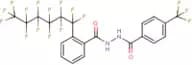 N'1-[4-(trifluoromethyl)benzoyl]-2-(1,1,2,2,3,3,4,4,5,5,6,6,6-tridecafluorohexyl)benzene-1-carbohy…