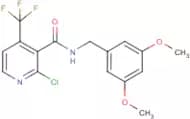 2-chloro-N-(3,5-dimethoxybenzyl)-4-(trifluoromethyl)nicotinamide