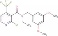 2-chloro-N-(3,5-dimethoxybenzyl)-N-ethyl-4-(trifluoromethyl)nicotinamide