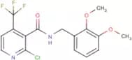2-chloro-N-(2,3-dimethoxybenzyl)-4-(trifluoromethyl)nicotinamide