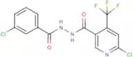 6-chloro-N'-(3-chlorobenzoyl)-4-(trifluoromethyl)nicotinohydrazide