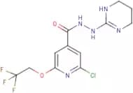 2-chloro-N'-(1,4,5,6-tetrahydropyrimidin-2-yl)-6-(2,2,2-trifluoroethoxy)isonicotinohydrazide