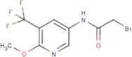 2-bromo-N-[6-methoxy-5-(trifluoromethyl)pyridin-3-yl]acetamide