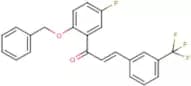 1-[2-(benzyloxy)-5-fluorophenyl]-3-[3-(trifluoromethyl)phenyl]prop-2-en-1-one