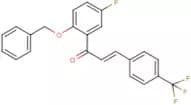 1-[2-(benzyloxy)-5-fluorophenyl]-3-[4-(trifluoromethyl)phenyl]prop-2-en-1-one