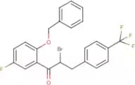 1-[2-(benzyloxy)-5-fluorophenyl]-2-bromo-3-[4-(trifluoromethyl)phenyl]propan-1-one