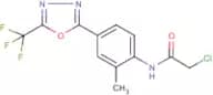 N1-{2-methyl-4-[5-(trifluoromethyl)-1,3,4-oxadiazol-2-yl]phenyl}-2-chloroacetamide