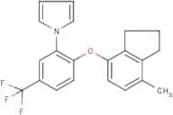 1-[2-[(7-methyl-2,3-dihydro-1H-inden-4-yl)oxy]-5-(trifluoromethyl)phenyl]-1H-pyrrole