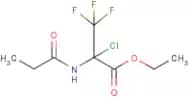 ethyl 2-chloro-3,3,3-trifluoro-2-(propionylamino)propanoate