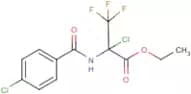 ethyl 2-chloro-2-[(4-chlorobenzoyl)amino]-3,3,3-trifluoropropanoate