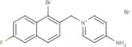 4-amino-1-[(1-bromo-6-fluoro-2-naphthyl)methyl]pyridinium bromide