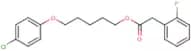 5-(4-chlorophenoxy)pentyl 2-(2-fluorophenyl)acetate