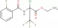 ethyl 2-chloro-3,3,3-trifluoro-2-[(2-fluorobenzoyl)amino]propanoate