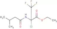 ethyl 2-chloro-3,3,3-trifluoro-2-[(3-methylbutanoyl)amino]propanoate