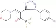 3-[1-(4-bromophenyl)-1H-1,2,3,4-tetraazol-5-yl]-1,1,1-trifluoro-4-morpholinobut-3-en-2-one