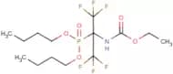dibutyl [1-[(ethoxycarbonyl)amino]-2,2,2-trifluoro-1-(trifluoromethyl)ethyl]phosphonate