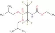 diisobutyl [1-[(ethoxycarbonyl)amino]-2,2,2-trifluoro-1-(trifluoromethyl)ethyl]phosphonate