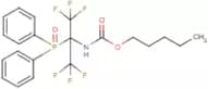 pentyl N-[1-(diphenylphosphoryl)-2,2,2-trifluoro-1-(trifluoromethyl)ethyl]carbamate