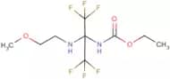 ethyl N-[2,2,2-trifluoro-1-[(2-methoxyethyl)amino]-1-(trifluoromethyl)ethyl]carbamate