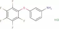 3-(2,3,4,5,6-pentafluorophenoxy)aniline hydrochloride