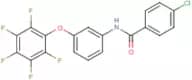 N1-[3-(2,3,4,5,6-pentafluorophenoxy)phenyl]-4-chlorobenzamide