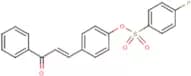 4-(3-oxo-3-phenylprop-1-enyl)phenyl 4-fluorobenzene-1-sulphonate