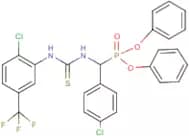 diphenyl [(4-chlorophenyl)({[2-chloro-5-(trifluoromethyl)anilino]carbothioyl}amino)methyl]phosphon…
