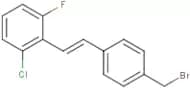 2-[4-(bromomethyl)styryl]-1-chloro-3-fluorobenzene