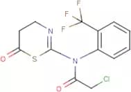 N1-(6-oxo-5,6-dihydro-4H-1,3-thiazin-2-yl)-N1-[2-(trifluoromethyl)phenyl]-2-chloroacetamide