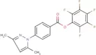 Pentafluorophenyl 4-(3,5-dimethyl-1H-pyrazol-1-yl)benzoate