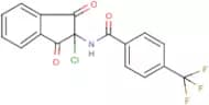 N-(2-chloro-1,3-dioxo-2,3-dihydro-1H-inden-2-yl)-4-(trifluoromethyl)benzamide